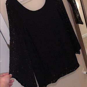 Black lace boutique dress